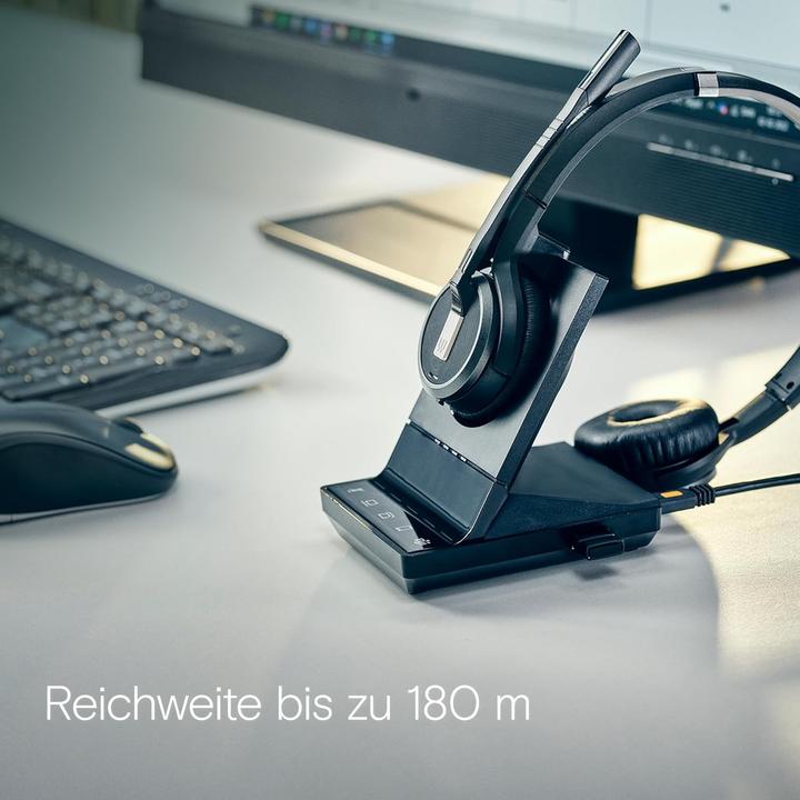 Produktbild EPOS IMPACT SDW 5066 EU/UK/AUS Stereo DECT GAP Headset für Tischtelefon PC und Mobiltelefon USB Blue (Kabellos, USB-A)