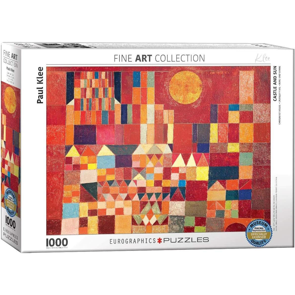 Eurographics Burg und Sonne von Paul Klee (1000 Teile)