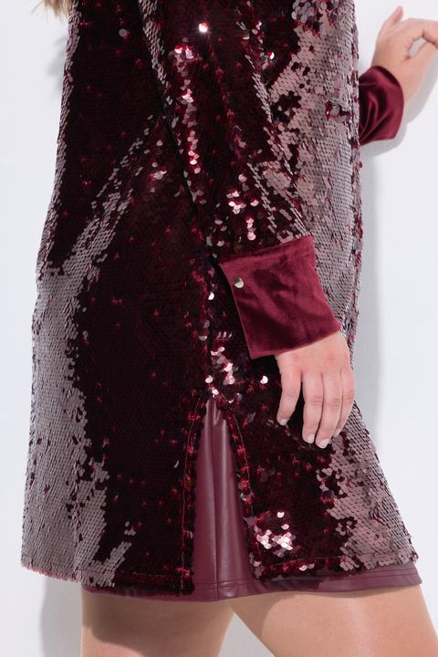 Produktbild Miamoda Longbluse, transparent mit Pailletten-Muster (60)