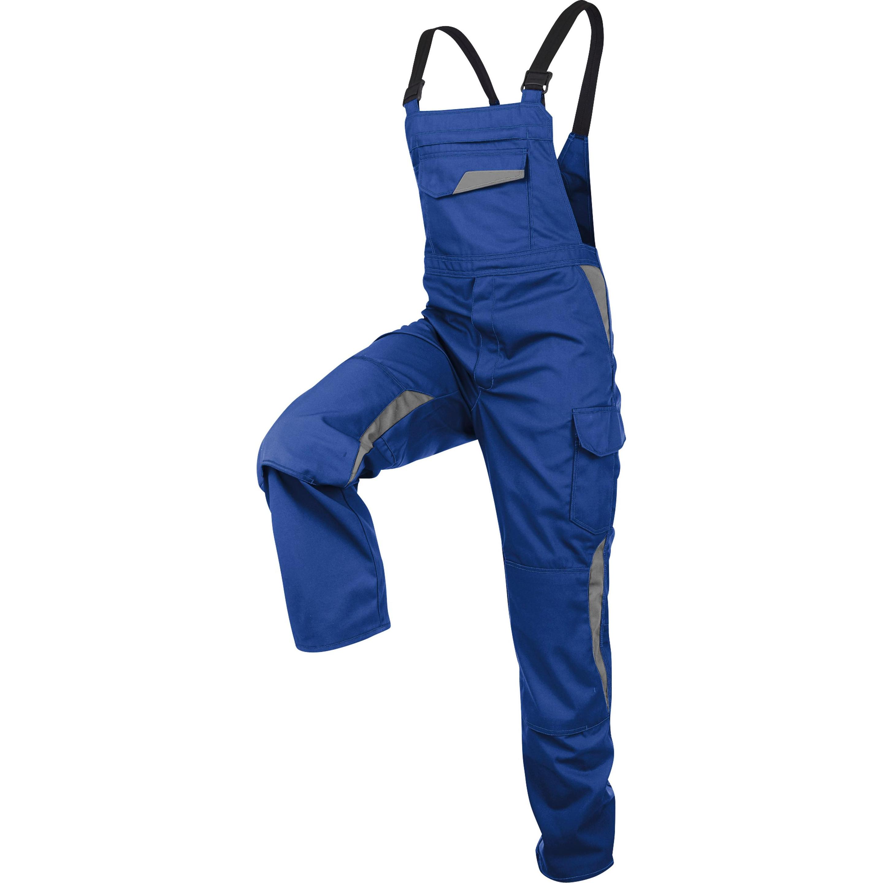 Kübler, Arbeitshose, Vita Mix Latzhose Kbl.Blau/Mittelgrau 58 (58)