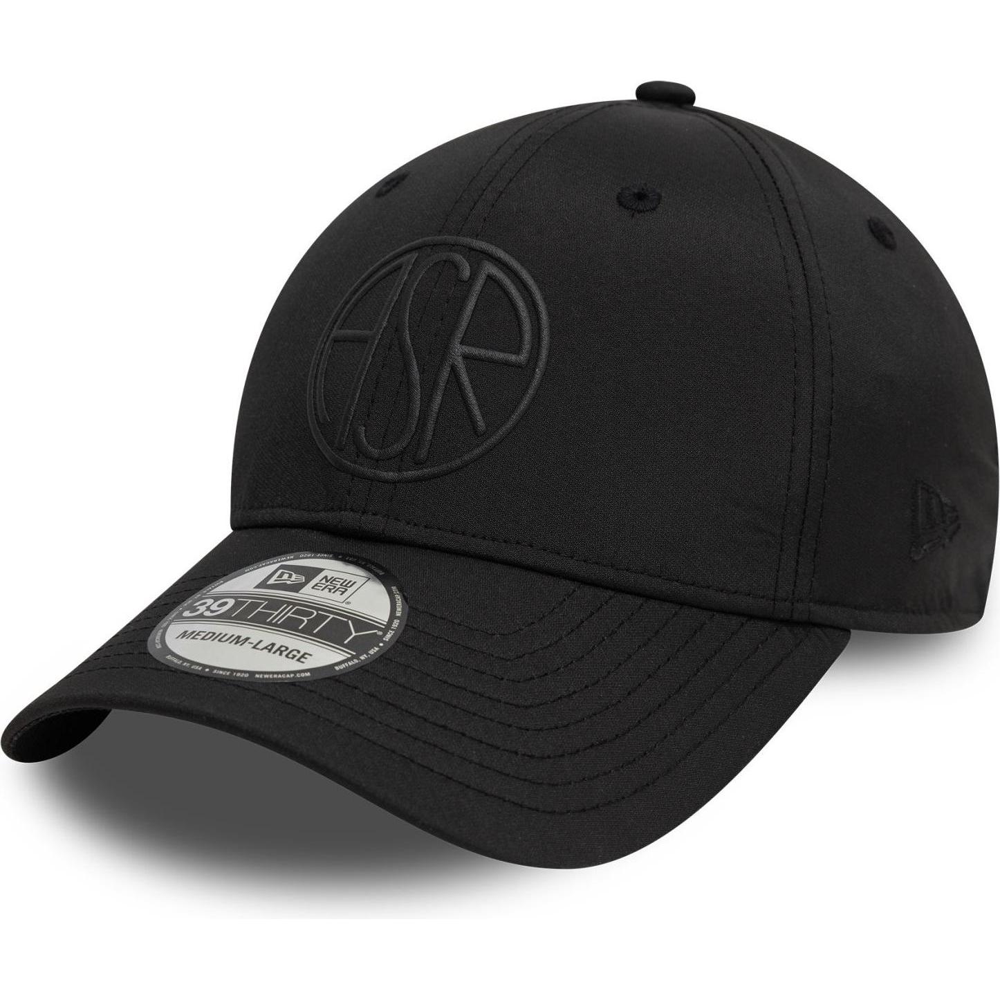 New Era, Herren, Cap, 39Thirty Stretch Cap - PUFF PRINT AS Rom - S/M, Schwarz, (M)