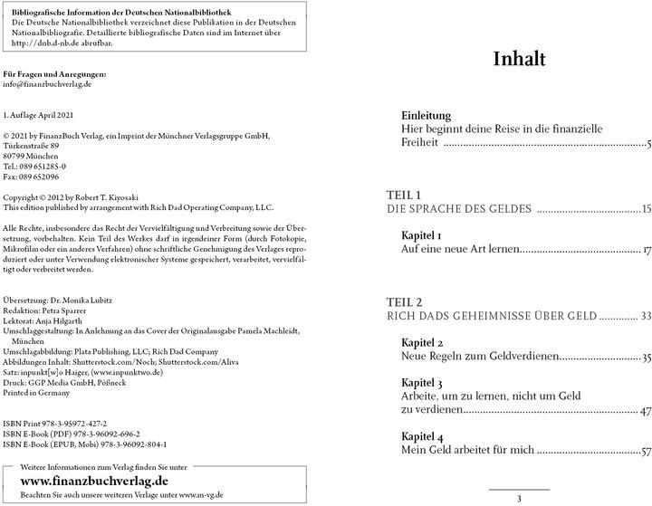 Produktbild Rich Dad Poor Dad für Teens (Deutsch, Robert T. Kiyosaki, 2021)