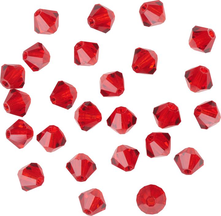 Immagine prodotto Pracht Perline glitterate in vetro, 4 mm, 25 pezzi.