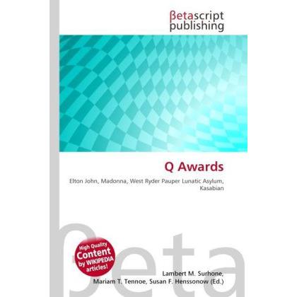 Q Awards, Fachbücher von Lambert M. Surhone, Mariam T. Tennoe, Susan F. Henssonow
