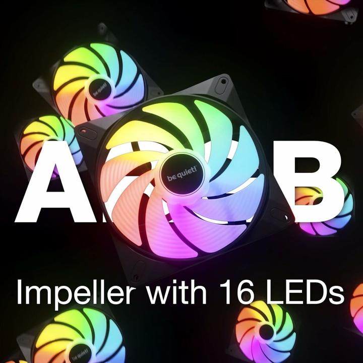 Produktbild be quiet! LIGHT WINGS LX 120mm PWM Triple-Pack (120 mm, 3x)