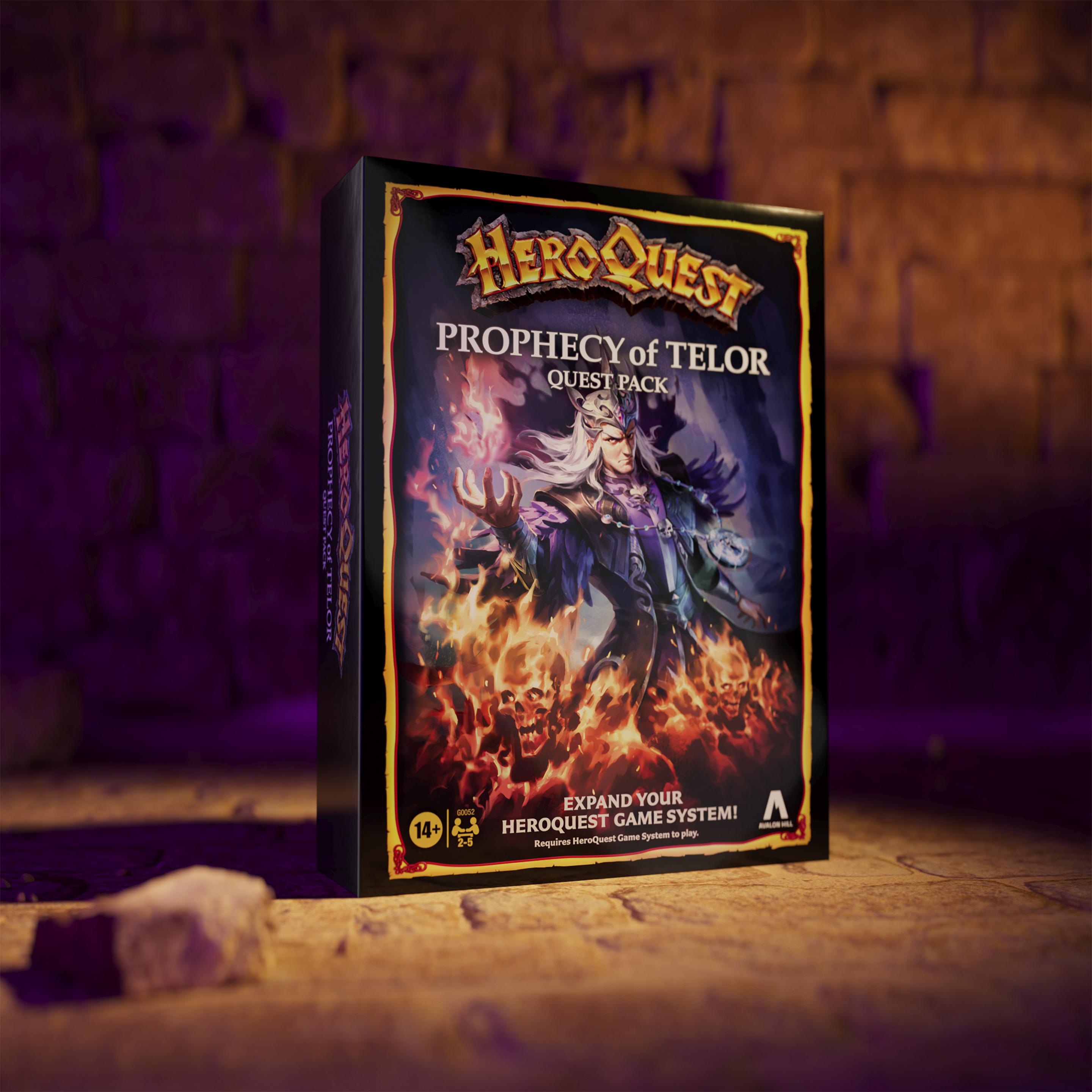 Thumbnail - Hasbro Gaming HeroQuest Die Prophezeiung von Telor Abenteuerpack, HeroQuest Basisspiel erforderlich (Deutsch)
