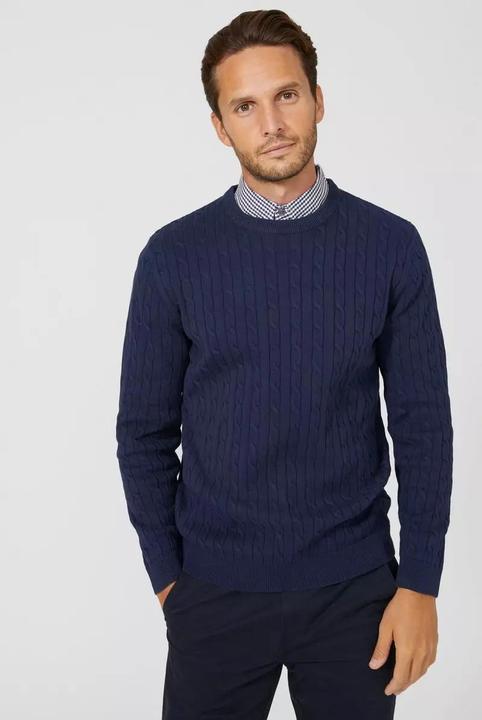 Produktbild Universal Textiles Cable Sweatshirt Rundhalsausschnitt (S)