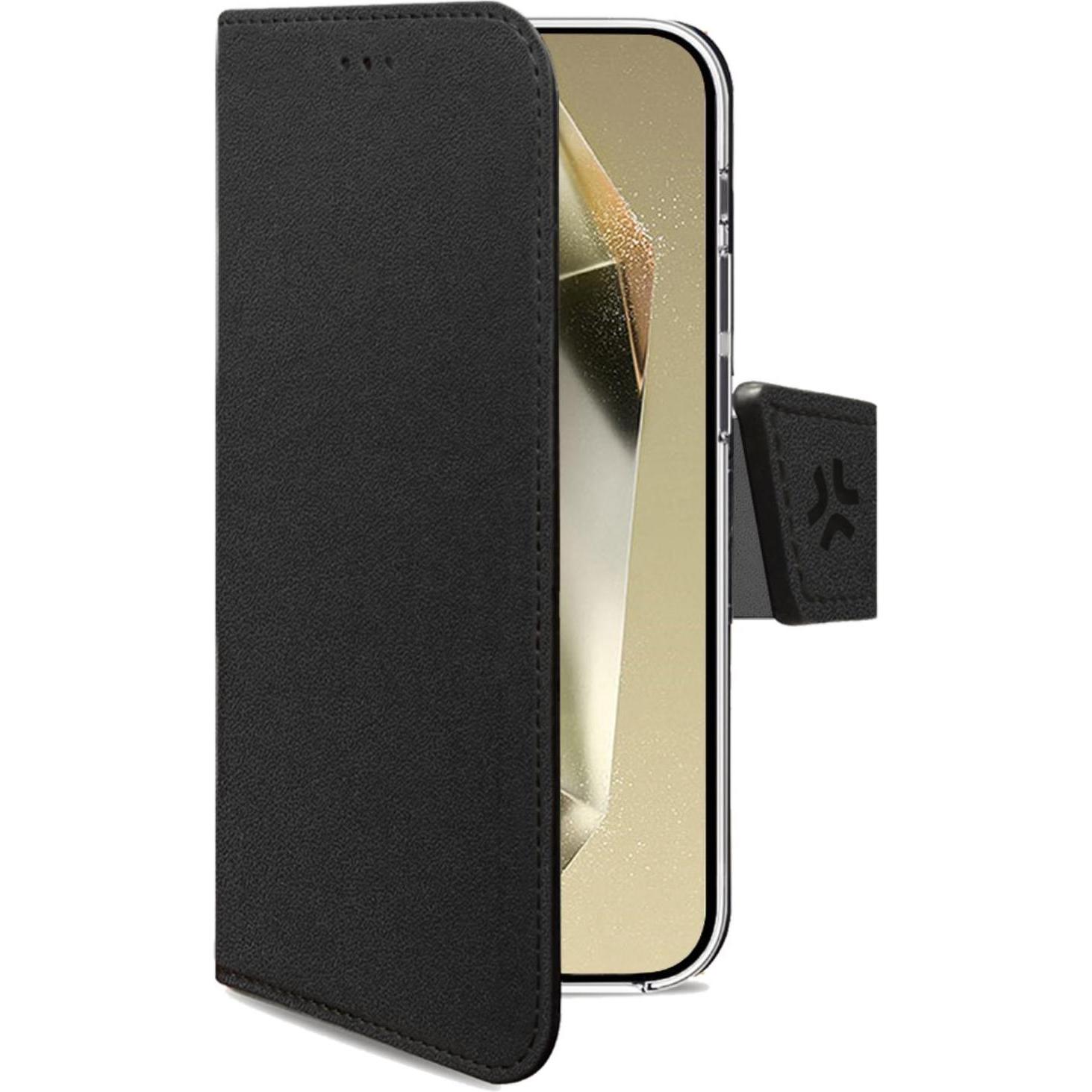 Celly Nero Wally Wallet Cover 5G - (Samsung Galaxy S24 Ultra), Cover Smartphone,