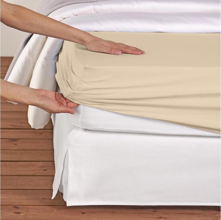 Actual product image Schubiger Fixed sheet for topper jersey (90-100 x 190-200 cm)