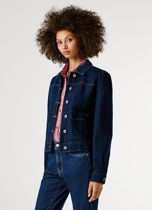 Actual product image Pepe Jeans Blu Cotton Women Jacket (M)