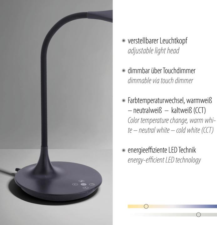 Produktbild Leuchten Direkt Tischleuchte 1xLEDBoard Innenleuchte IP20 (600 lm)