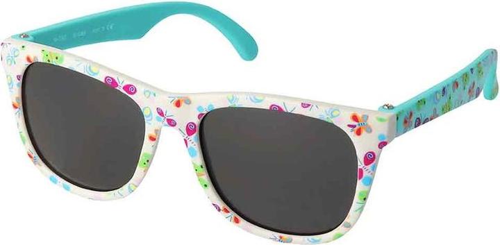 Produktbild BB Klostermannn Sonnenbrille Flex Schmetterling weiss/türkis