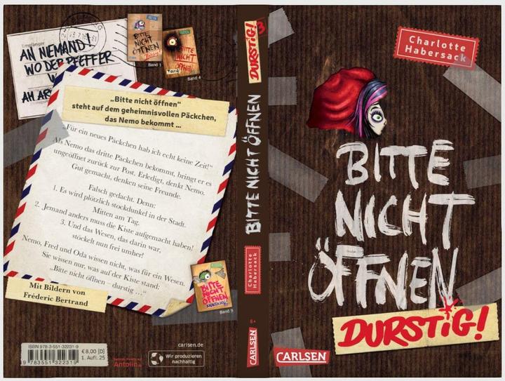 Image du produit Ne pas ouvrir 3 : Soif! (Fréderic Bertrand, Charlotte Habersack, Allemand)