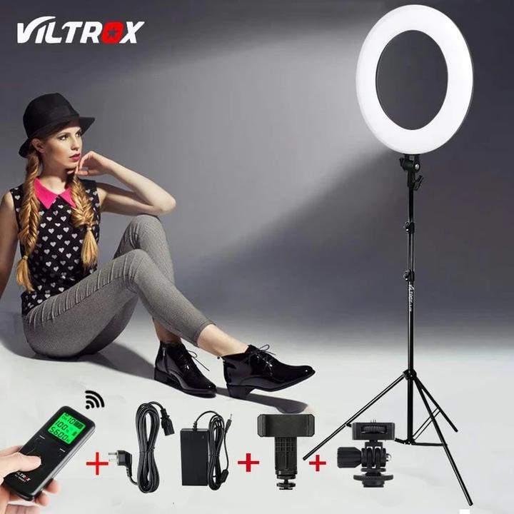Actual product image Viltrox VL-600T Lightstand Kit (Ring light)