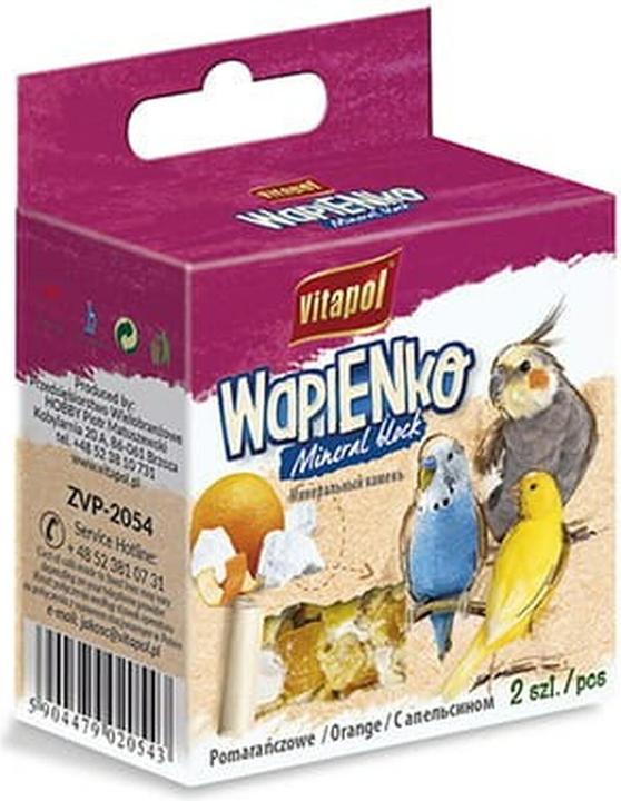 Vitapol Orange Limestone Cubes for Birds 2 pcs 35g (2 x, 0.04 kg)