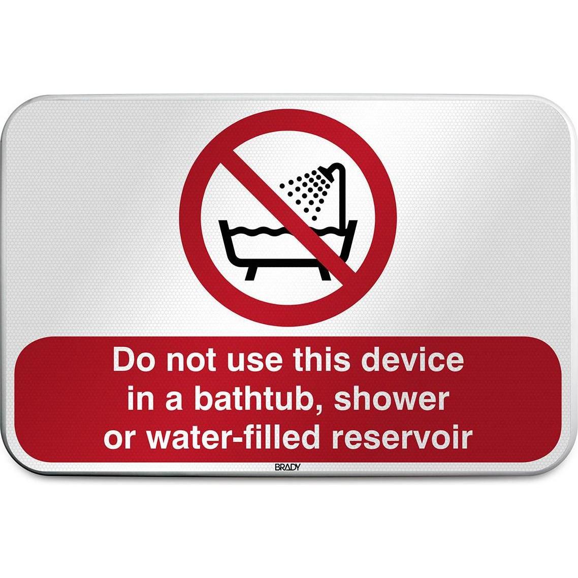 Brady, Sicherheitskennzeichnung, ISO Safety Sign - Do not use