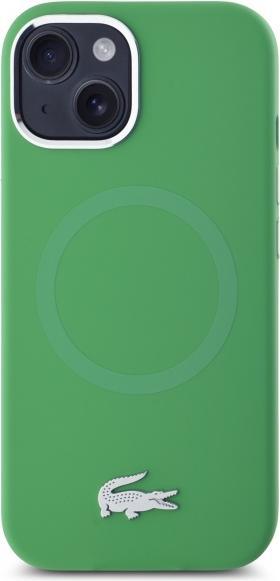 Image du produit Lacoste LCHMP15SSMAN iPhone 15 6.1" estragon hardcase Silicone Croco Logo MagSafe (Apple iPhone 15)