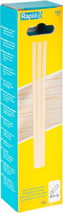Rapid Wooden glue sticks 12x190mm 16 pcs.