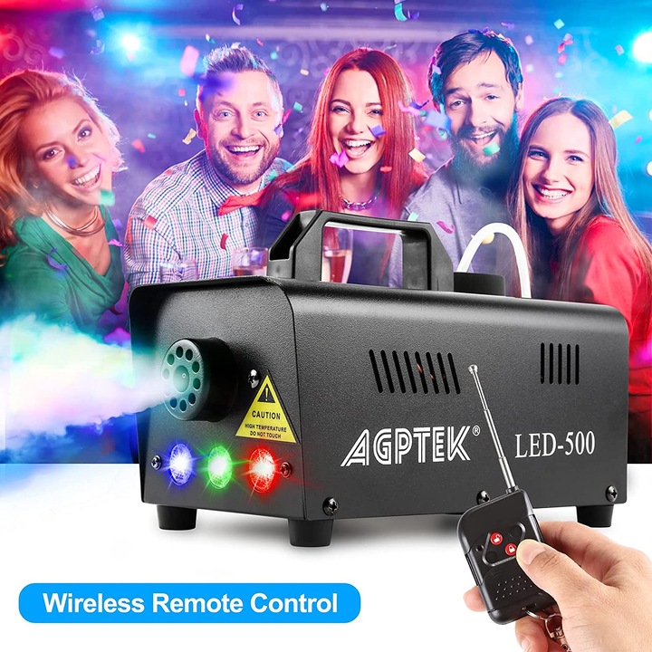 Produktbild Agptek Nebelmaschine 500W, tragbar