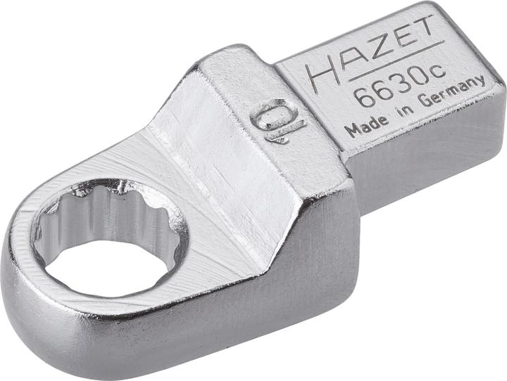 Produktbild HAZET Einsteck-Ringschlüssel 6630C-10 ∙ Einsteck-Vierkant 9 x 12 mm ∙ Aussen Doppel-Sechskant-Tracti…