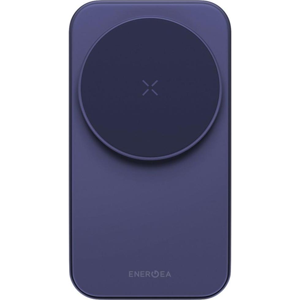 Energea Wireless charger MagTrio 2 3-in-1 Qi2 25W foldable blue, Caricabatteria senza fili