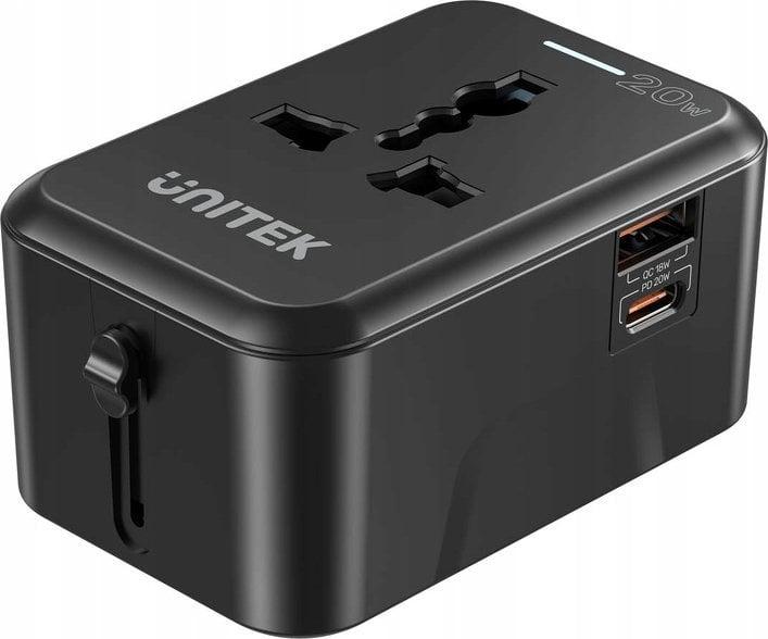 Unitek riad EU/US/UK/AUS PD 20 W travel charger (20 W)