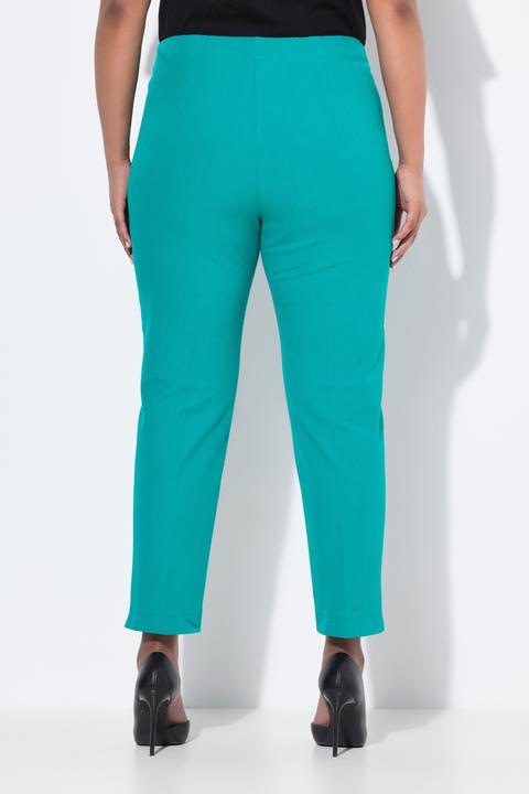 Actual product image Ulla Popken Cropped Stretch Blend Elastic Waistband Pants (46)