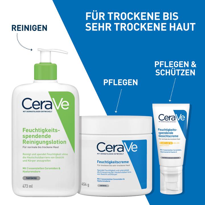 Image du produit CeraVe Crème hydratante (Crème pour le corps, 454 ml)