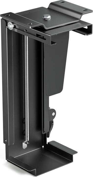 Wiltec Toboli Support PC Sous Bureau 10kg Réglage en continu Hauteur Largeur Pivotant 360° 175x146x583mm Su