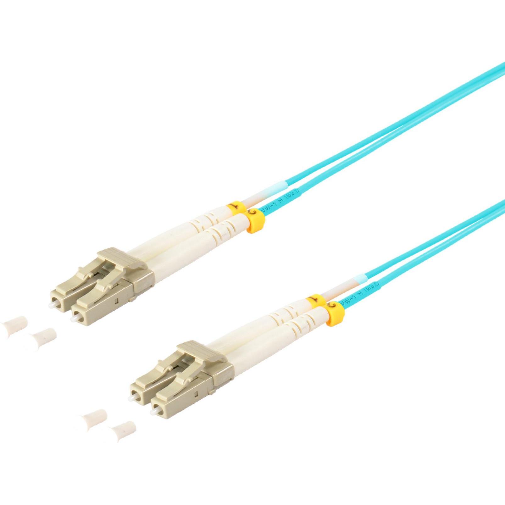 Shiverpeaks S/CONN maximum connectivity LWL-Duplex Patchkabel LC/LC 50/125µ, OM3, aqua, 2,0 m (2 m), Netzwerkkabel