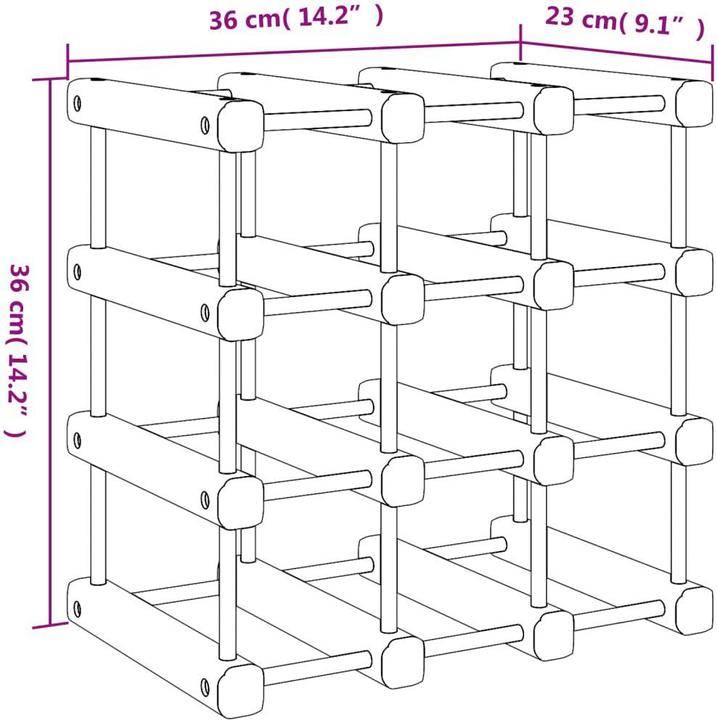 Produktbild VidaXL Rolland (12 Fl.)