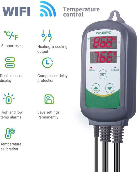 Image du produit Inkbird Contrôleur de température ITC-308-WiFi