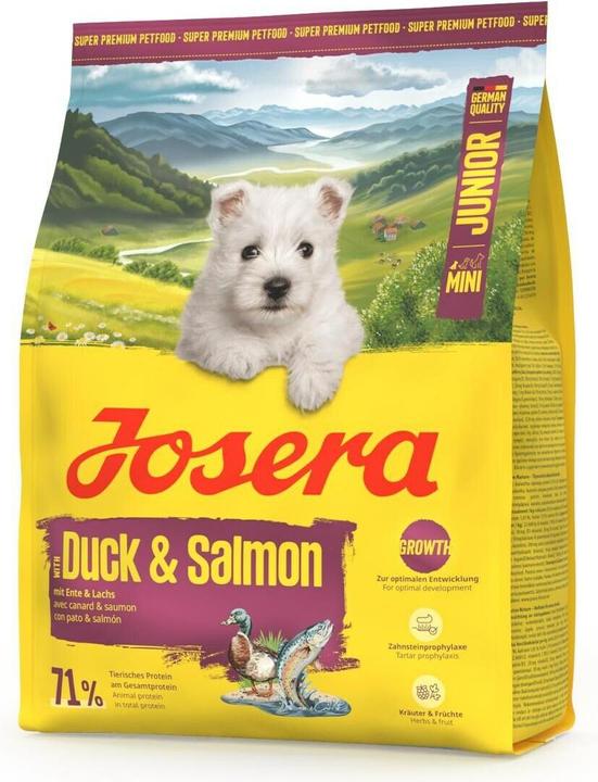Actual product image Josera Mini Junior Duck & Salmon (Junior, 1 pcs., 900 g)