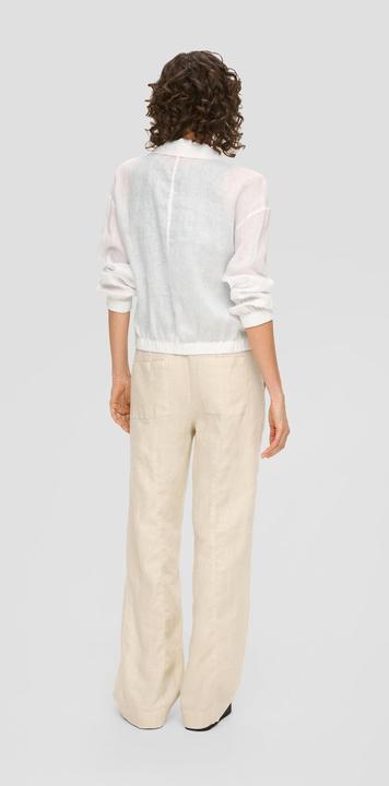 Produktbild s.Oliver Bluse Blusenjacke aus Leinen (48)