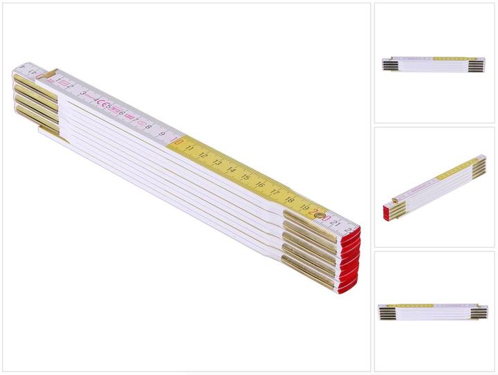 Actual product image Stanley folding ruler wood yellow (2 m)
