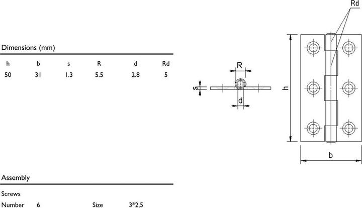 Produktbild Charmag Scharniere