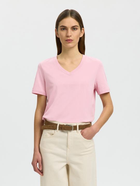 Produktbild Selected Slfessential Ss V-Neck Tee Noos