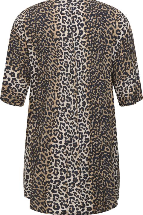 Actual product image Only CARNOVA Kurzes Kleid Tunika mit halber Knopfleiste (46)