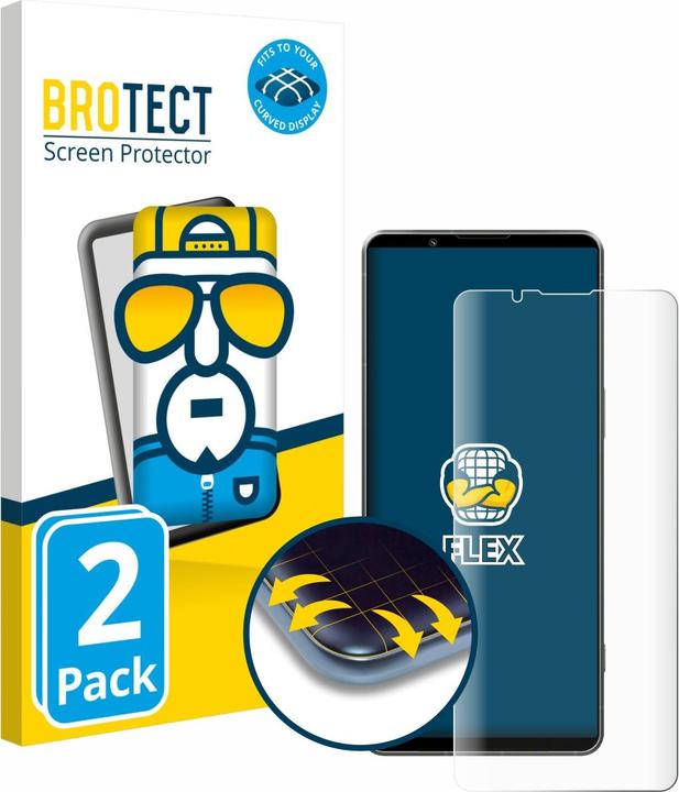 Actual product image BROTECT Full-Screen Protector (2 Piece, Sony Xperia 1 VII)