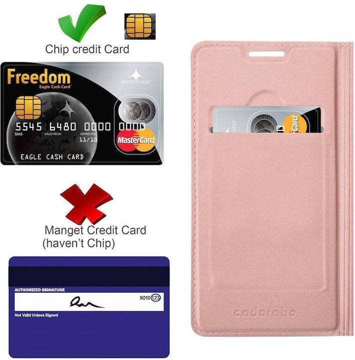 Produktbild Cadorabo Book Classy Style Cover (Microsoft Lumia 550)