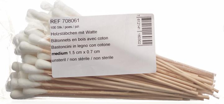 Actual product image Salzmann Cotton swab wood 150mm M