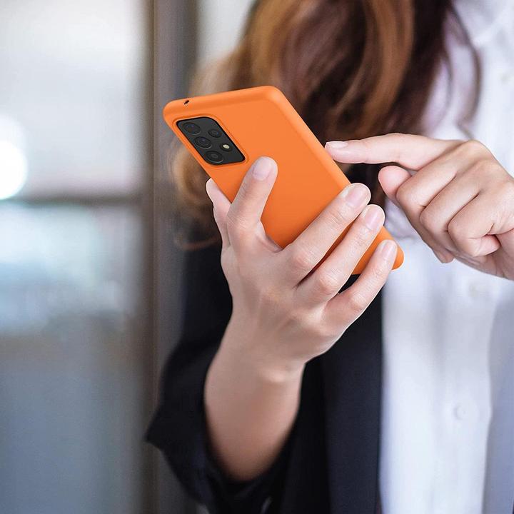 Produktbild Hurtel Silicone Case Flexibel Gummi Handyhülle Silikon Schutzhülle für Samsung Galaxy A22 4G rosa (Samsung Galaxy A22)