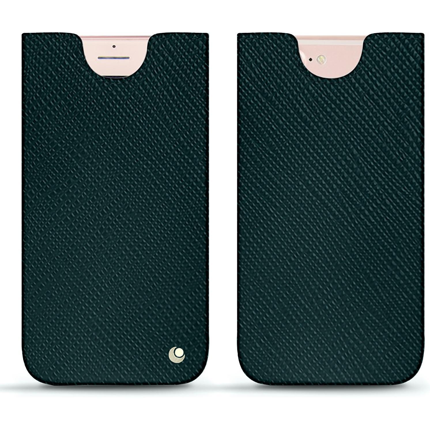 Noreve Lederschutzhülle (Apple iPhone 7 Plus), Smartphone Hülle, Grün