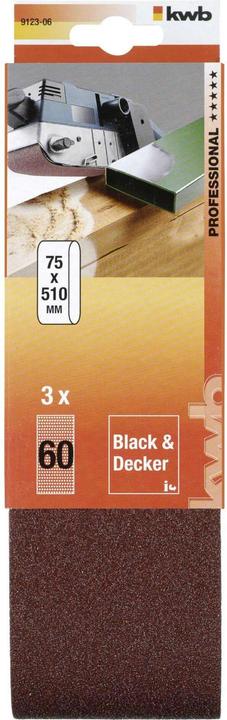 Produktbild kwb Schleifband 75X510 Korn 60 (60)