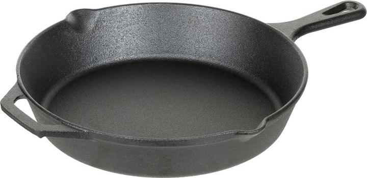 Mfh Poêle à frire FoxOutdoor, en fonte, poignée, diamètre environ 30 cm