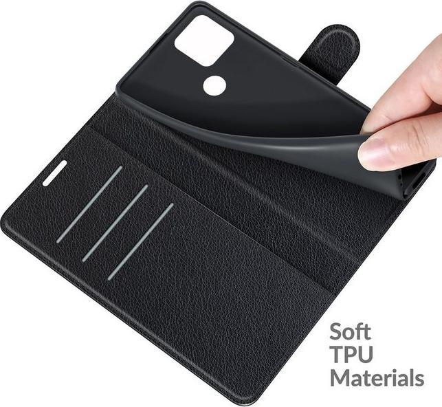 Actual product image MU Classic Litchi Leather Bookcover Series (Google Pixel 5a)