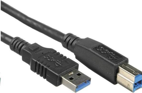 Immagine prodotto PremiumCord -Cavo USB 3.0, Super-Speed 5 Gbit/s A-B, 9 pin, 3 m (3 m, USB 3.0)