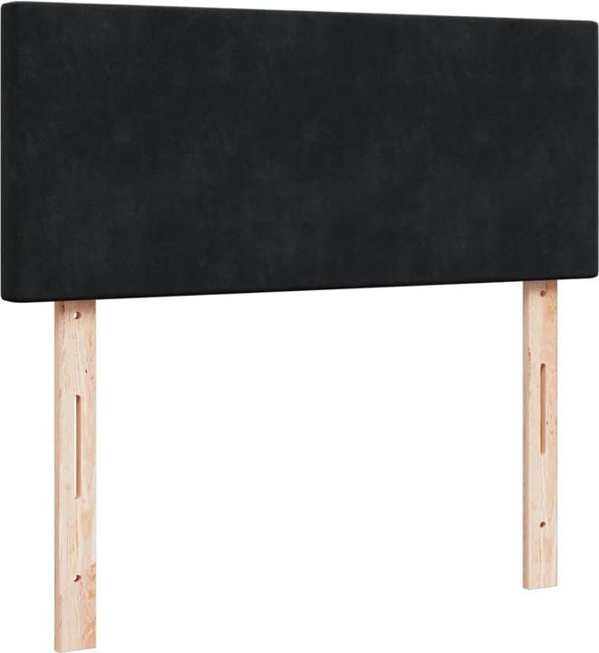 Actual product image vidaXL Bo x spring bed with mattress 120 x 190 cm velvet (120 x 190 cm)