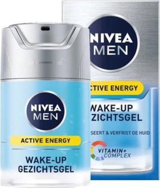 Actual product image NIVEA Men Active Energy Wake-Up Facial Gel - 50 Ml (Cleansing gel, 50 ml)