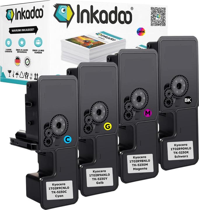Immagine prodotto Inkadoo Toner compatibile per Kyocera ECOSYS M 5521 cdw (M, C, Y, FC)